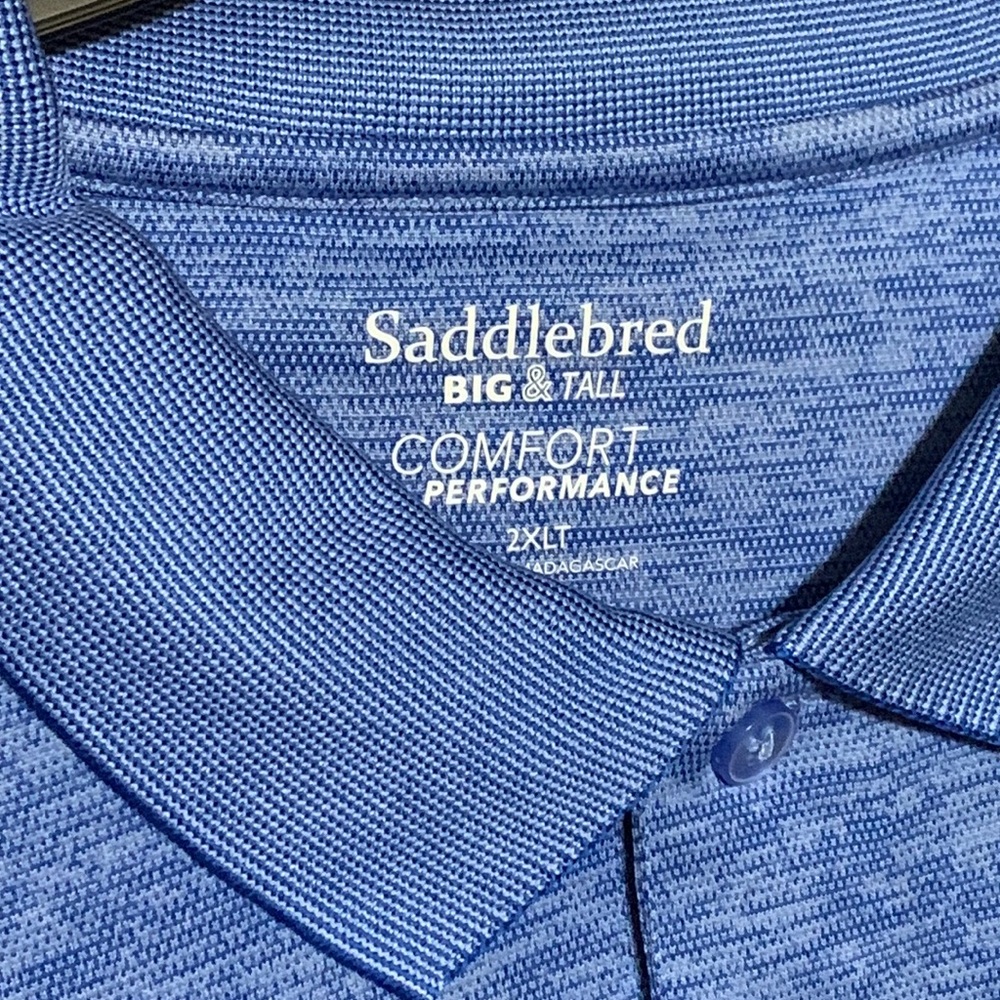 SADDLEBRED- BIG & TALL 2XLT SHORT SLEEVE CASUAL SHIRT - Picture 2 of 7